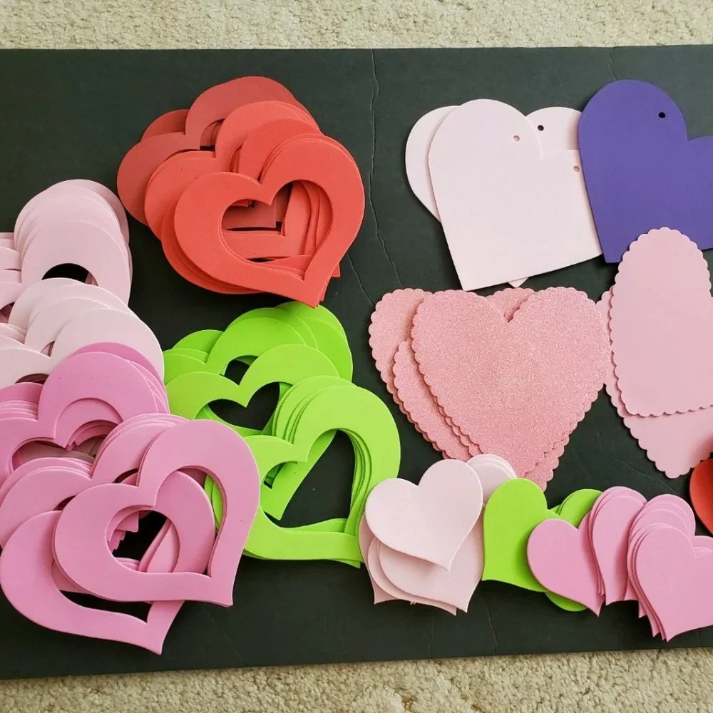 Hearts - Craft Foam - 100+ Hearts